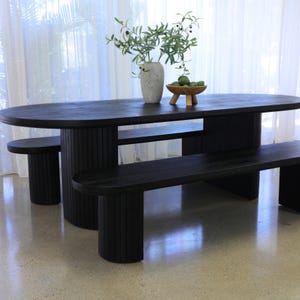 Ark Black Dining Table 2.4m