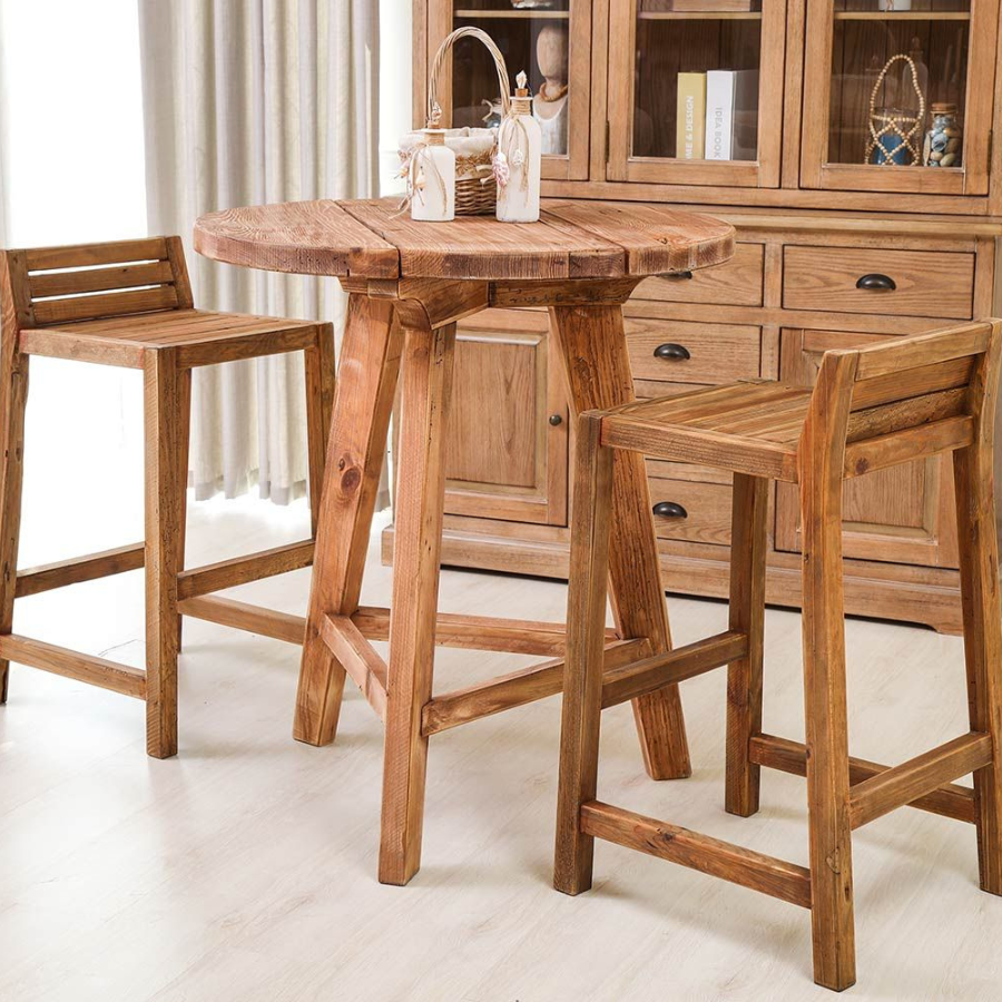 Farmhouse Bar Table Round 90cm