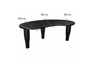Prato Black Dining Table 2m
