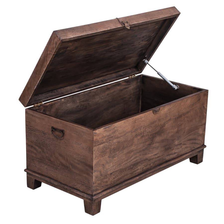 Antique Brown Trunk 90cm
