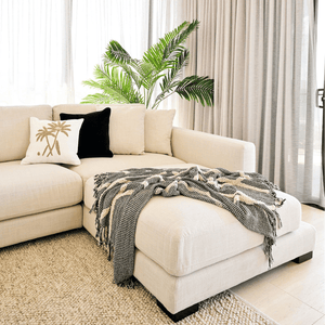 Channing Oatmeal RHF Chaise Lounge