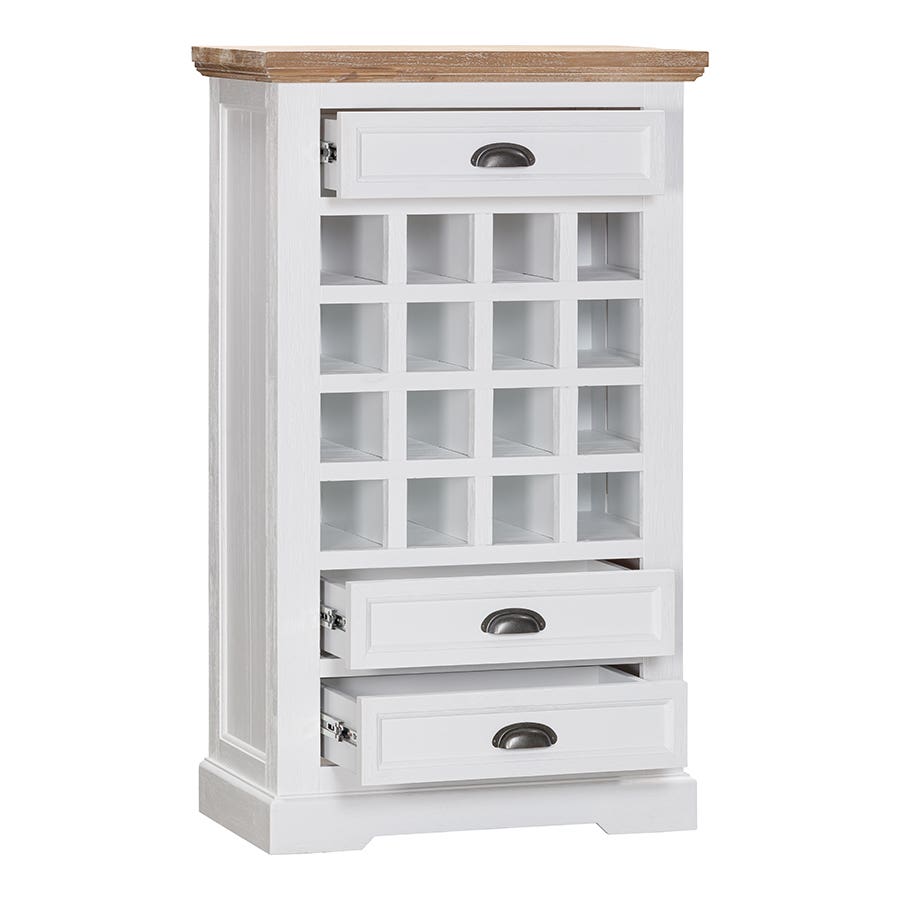 Clementine Two Toned Wine Rack